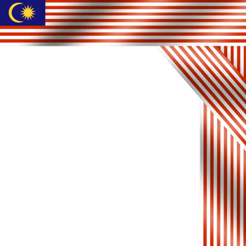 Malaysia flag Illustration png