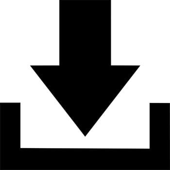 Vector silhouette of Arrow on white background
