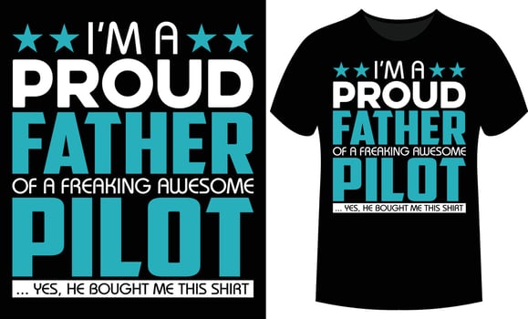 Dad day typography and lettering vector t shirt design.