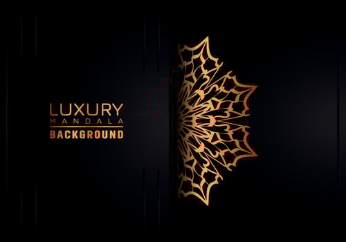 Luxury mandala background ornamental, arabesque style With Golden Arabesque Pattern Style. Decorative Mandala Ornament For Print, Brochure, Banner, Cover, Poster, Invitation Card vector