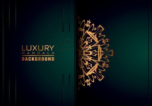 Luxury mandala background ornamental, arabesque style With Golden Arabesque Pattern Style. Decorative Mandala Ornament For Print, Brochure, Banner, Cover, Poster, Invitation Card vector