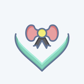 Icon Gift. related to Decoration symbol. doodle style. simple design editable. simple illustration vector