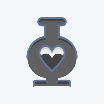 Icon Vase. related to Decoration symbol. doodle style. simple design editable. simple illustration vector