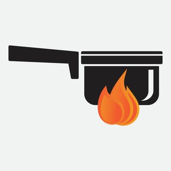 Cooking icon logo creative vector