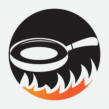 Cooking icon logo creative vector