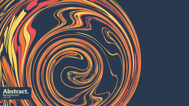 Abstract Background with Colorful Swirls Vector illustration