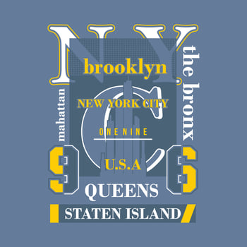brooklyn new york city graphic fashion style, t shirt design, typography vector, illustration vector
