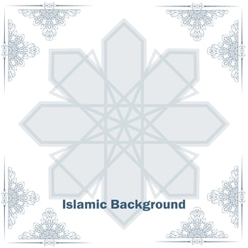 Arabic Islamic minimalist White Luxury Ornament Background design. Islamic Pattern elegant Backgrounds design. vector illustration.