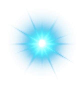 Blue glowing lights effects isolated. Solar flare with beams and spotlight. Glow effect. Starburst with sparkles. PNG. png