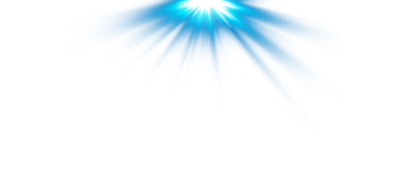 Blue glowing lights effects isolated. Solar flare with beams and spotlight. Glow effect. Starburst with sparkles. PNG. png