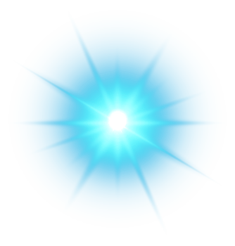 Blue glowing lights effects isolated. Solar flare with beams and spotlight. Glow effect. Starburst with sparkles. PNG. png