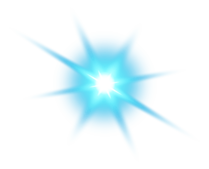 Blue glowing lights effects isolated. Solar flare with beams and spotlight. Glow effect. Starburst with sparkles. PNG. png