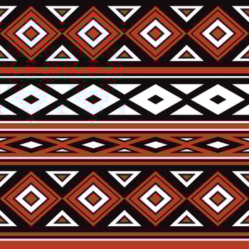 Seamless pattern from Peru. South American vector graphic. Tribal native design. Aztec material. Peruvian textile. Traditional decorative material.