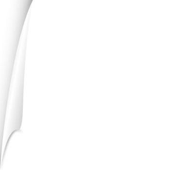 White page corner png
