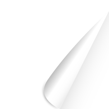 White page corner png