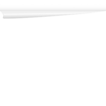 White page corner png