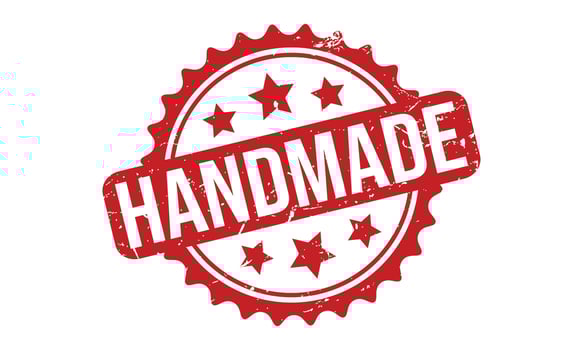 Handmade Rubber Stamp Seal Vector