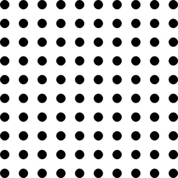 Vector silhouette of dots on white background