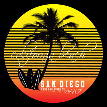 vector image tropical theme illustration design
