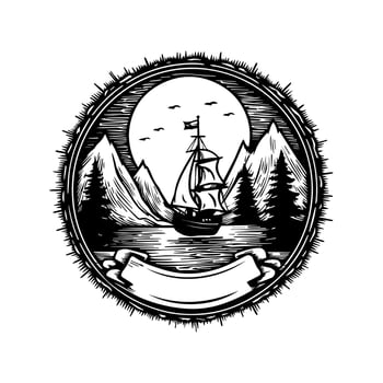 Embark on a journey with our stunning travel logo. This illustration captures the excitement and adventure of exploring new destinations. vector