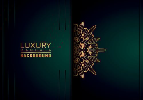 Luxury mandala background ornamental, arabesque style With Golden Arabesque Pattern Style. Decorative Mandala Ornament For Print, Brochure, Banner, Cover, Poster, Invitation Card vector