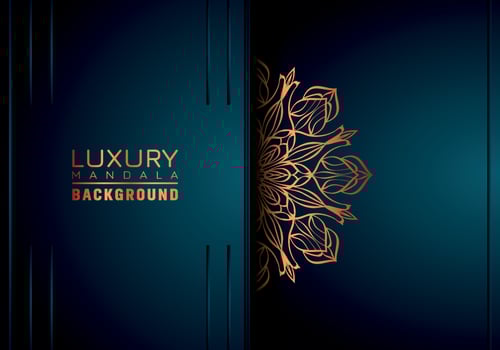 Luxury mandala background ornamental, arabesque style With Golden Arabesque Pattern Style. Decorative Mandala Ornament For Print, Brochure, Banner, Cover, Poster, Invitation Card vector