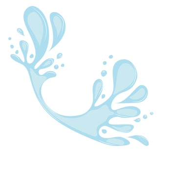 splash water drop vector icon