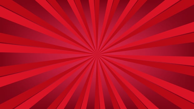 abstract red sunburst pattern background for modern graphic design element. shining ray cartoon with colorful for website banner wallpaper and poster card decoration vector