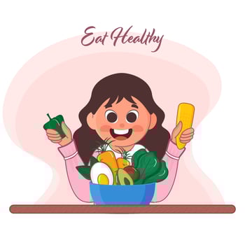 Organic and Healthy Food Concept. vector