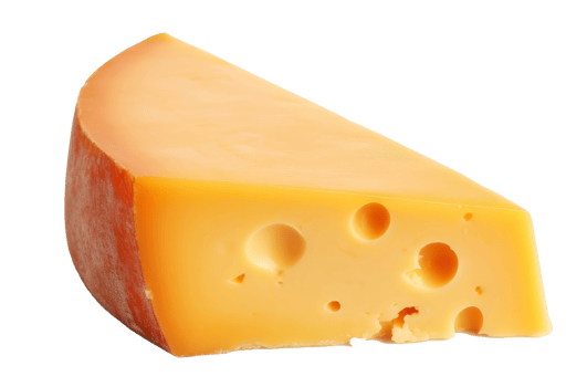 Piece of cheese isolated. png