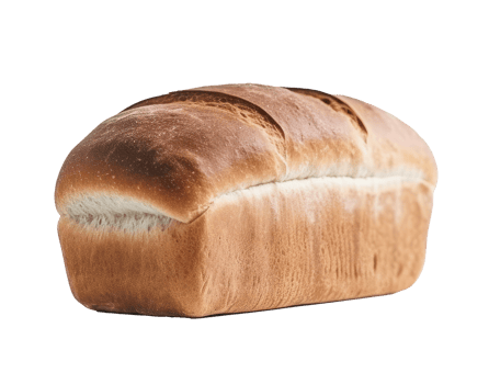 Fresh bread isolated. png
