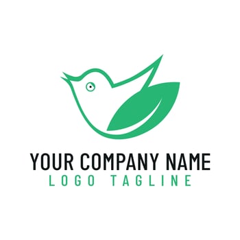 Bird logo design. vector