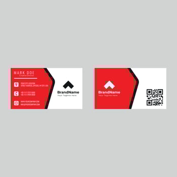 Business card design. vector