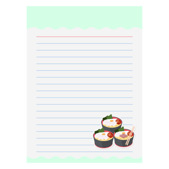 Paper Note Ramen Noodle Ramyun Ramyeon Soup Traditional Asian Food png
