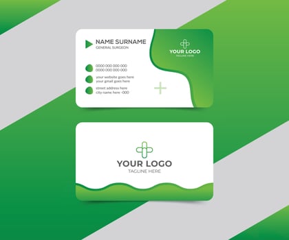 Dental Or Dentist Medical Business Card Template vector