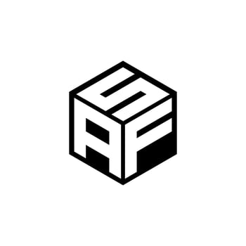 AFS letter logo design in illustration. Vector logo, calligraphy designs for logo, Poster, Invitation, etc.