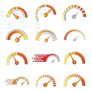 Speed logo icon set vector symbol.