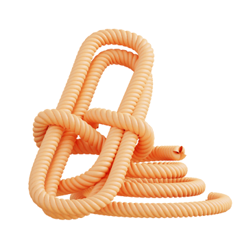 3d illustration of rope png