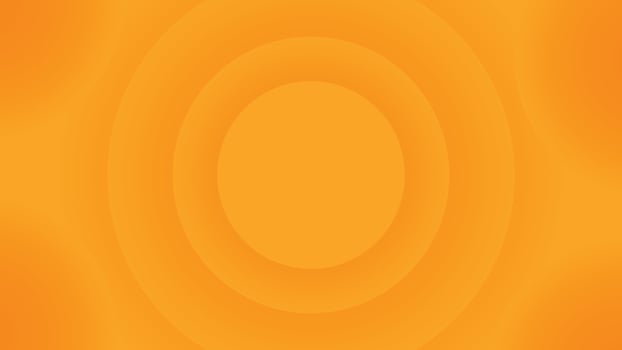 Orange Background with Concentric Circles vector