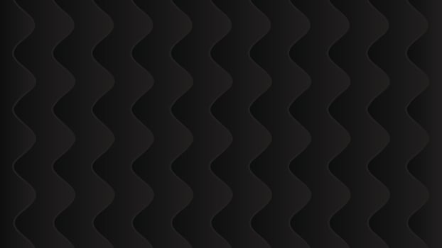 Black Background with Wavy Lines vector