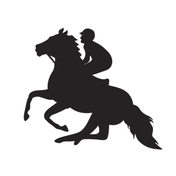 Black Silhouette Horseman png