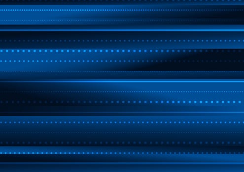Abstract background technology uses color shading along with dot lines to make it look more modern and digital. The main emphasis is on dark blue tones. vector