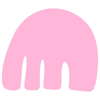 Hand Drawn Organic Shape vector