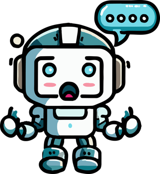 Talking robot png graphic clipart design