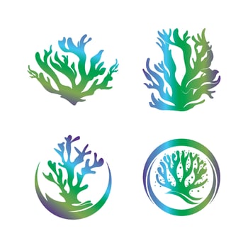 Corals icon logo design symbol illustration vector