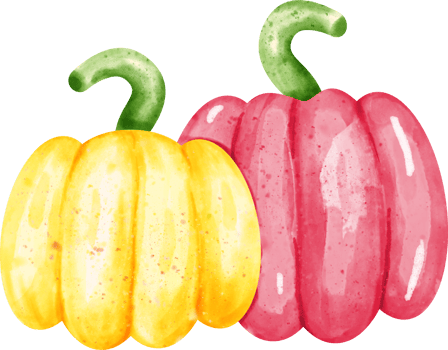 watercolor bell pepper png