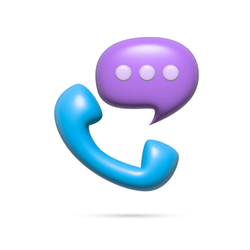 telephone illustration in 3d style. telephone illustration in a realistic style. png