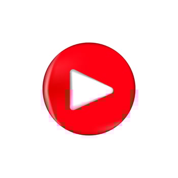 play illustration in 3d style. play illustration in a realistic style. vector