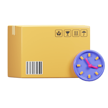 3D Package Delivery Icon png