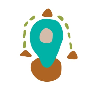 Tour and travel outline icon set vector illustration